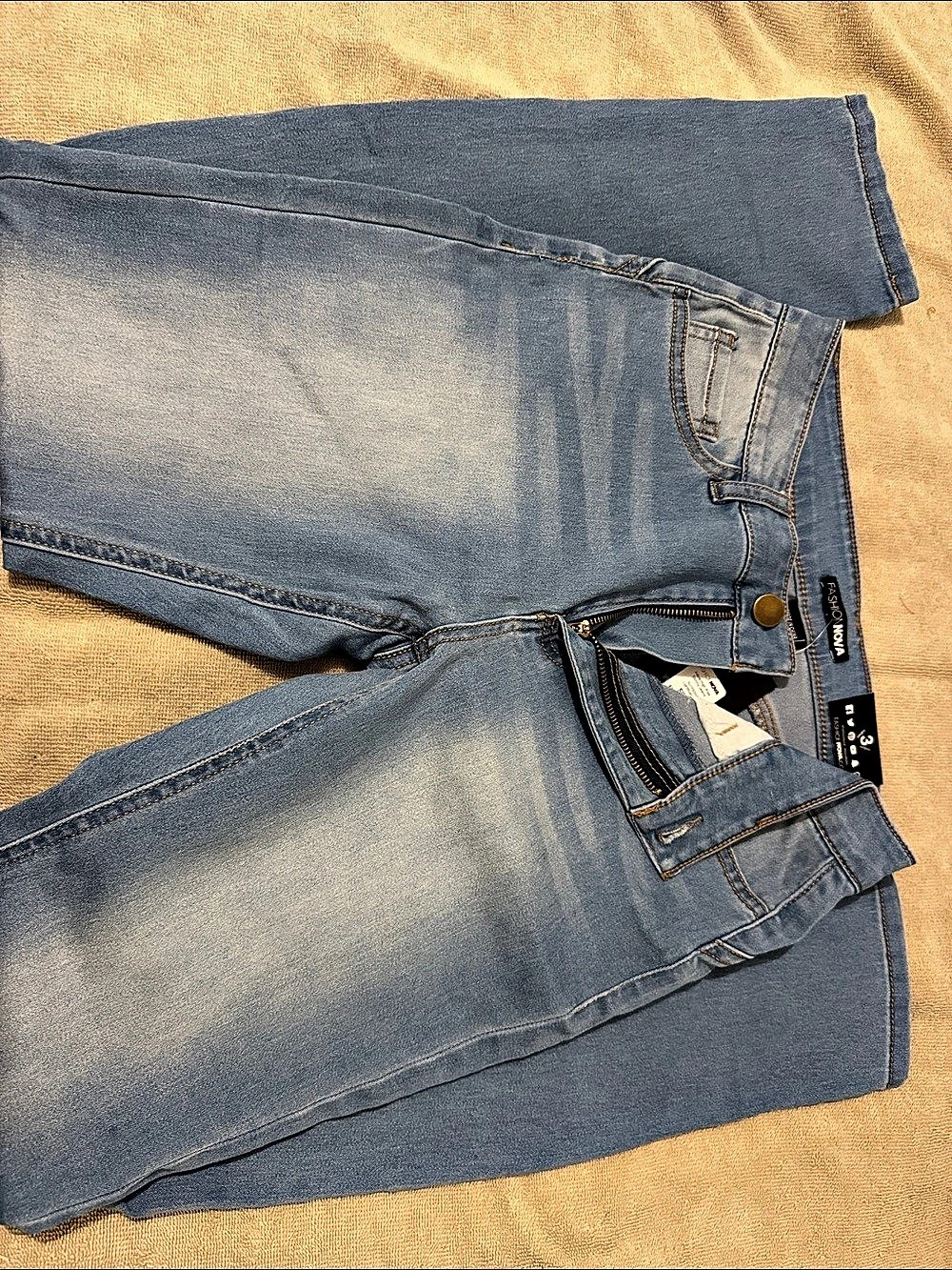 Fashion nova alexa high rise Skinny Jeans Blue Size 3 NWT